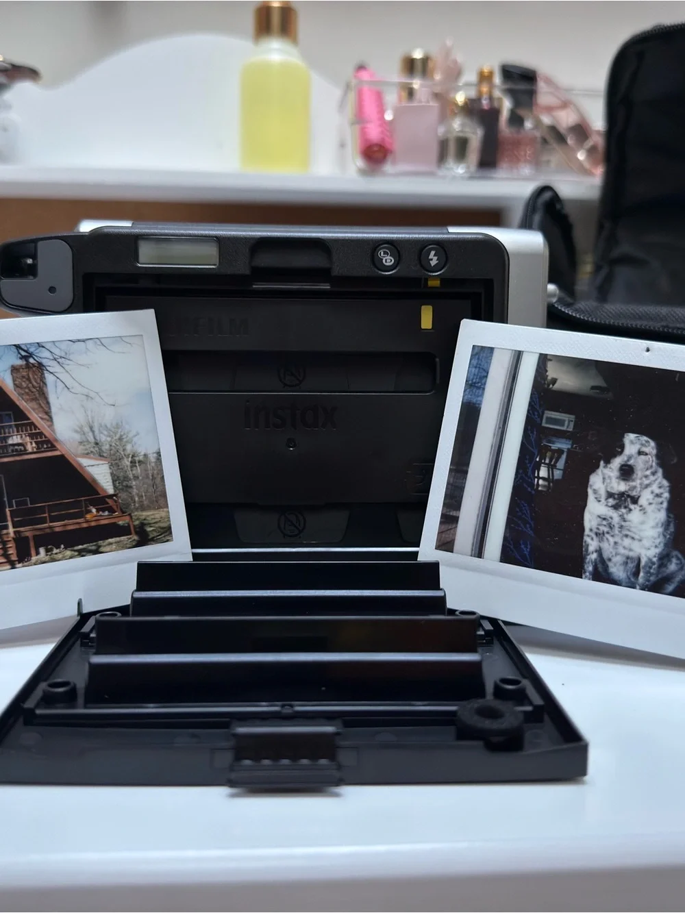 Fujifilm Instax Wide 300 Instant Film Camera + Case & Strap